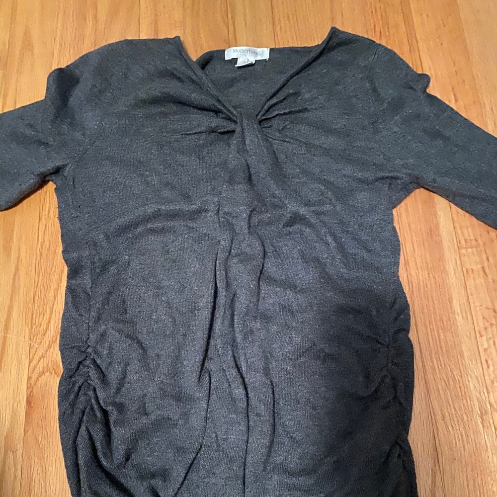 long gray sleeve